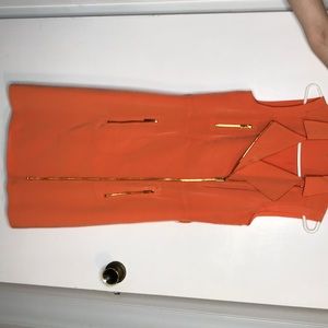 The orange dress